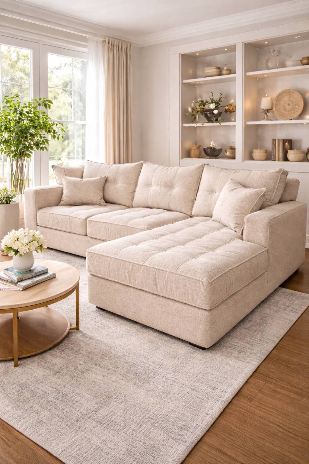 Asili Grand Cloud Sectional Sofa